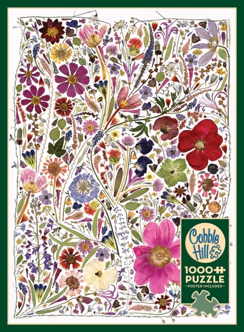 Puzzle Cobble Hill Fiori Pressati: Primavera 1000 Pezzi