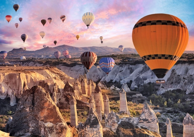 Puzzle Palloni su Cappadocia 1000 pezzi con tappetino