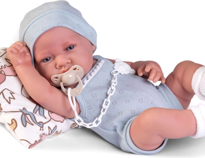 Bambola neonato realistico Antonio Juan con corpo in vinile intero 42 cm
