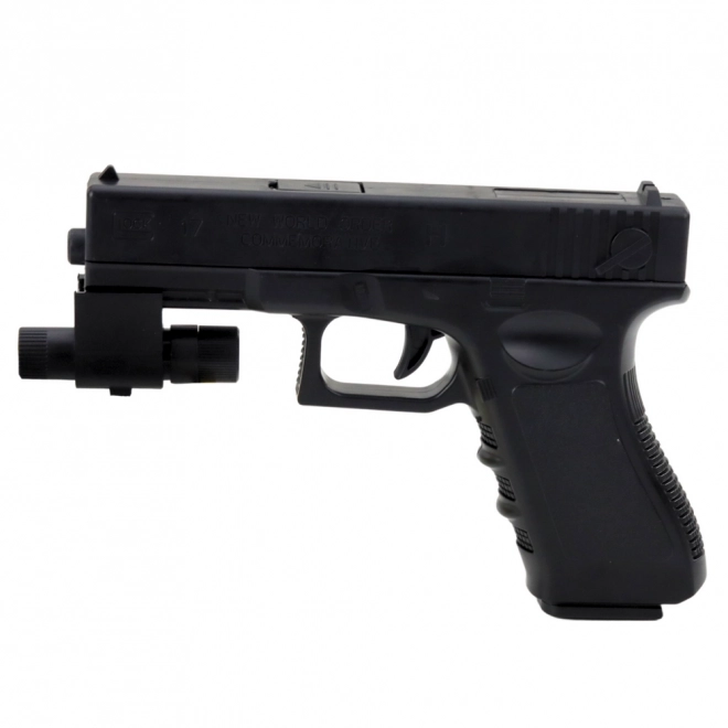 Pistola per dardi in schiuma e sfere di idrogel con laser