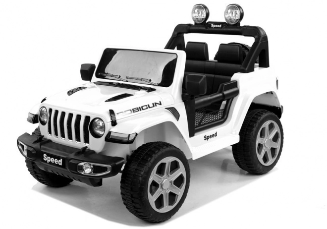 Auto elettrico per bambini 4x4 bianco