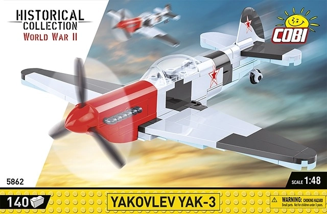 Modello in mattoncini Yakovlev Yak-3