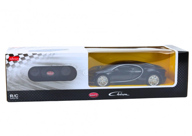 Auto radiocomandata Bugatti Chiron nero scala 1:24