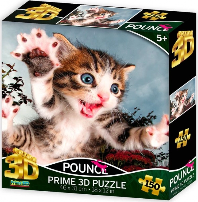 Puzzle 3D Salto del Gatto 150 pezzi