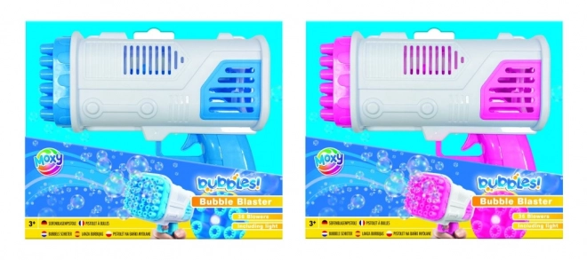 Pistola spara bolle con 36 bolle e luce