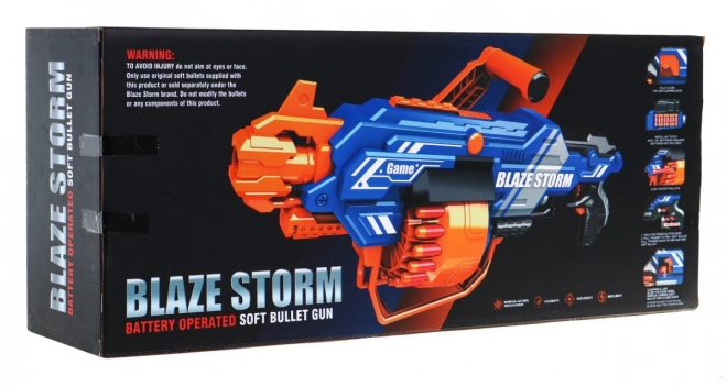 Grande Fucile per Bambini 8+ Blaze Storm con Munizioni in Schiuma