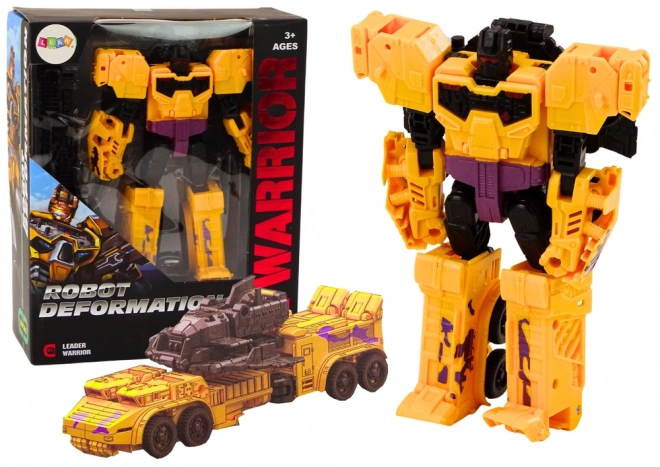 Robot trasformabile X-Warrior giallo