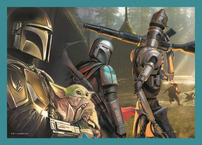 Puzzle Mandalorian 4 in 1