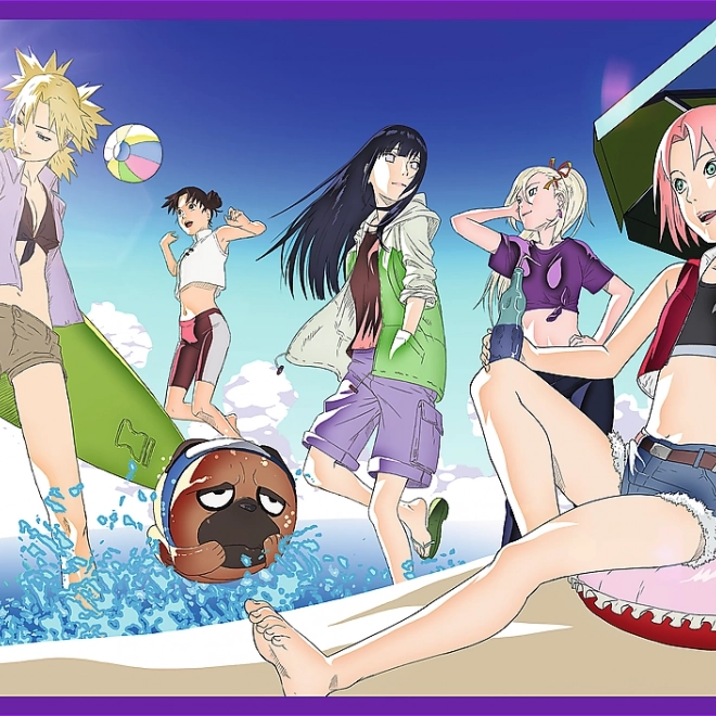 Trefl Puzzle Naruto Shippuden: Avventure di Naruto Uzumaki 4x250 pezzi