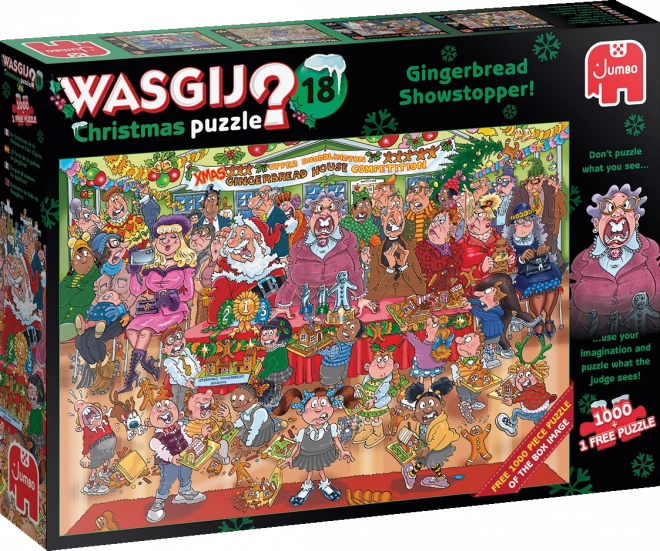 Puzzle Jumbo Wasgij Natale 18: Spettacolo di pan di zenzero