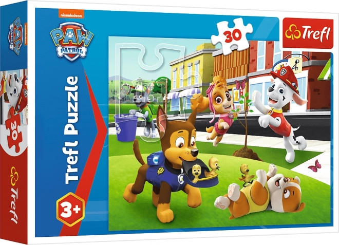 Puzzle 30 pezzi cani in azione Paw Patrol