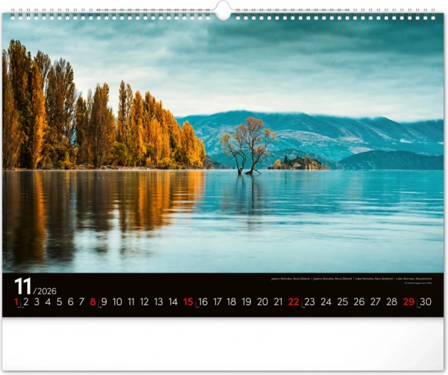 Calendario da parete Paesaggi 2026