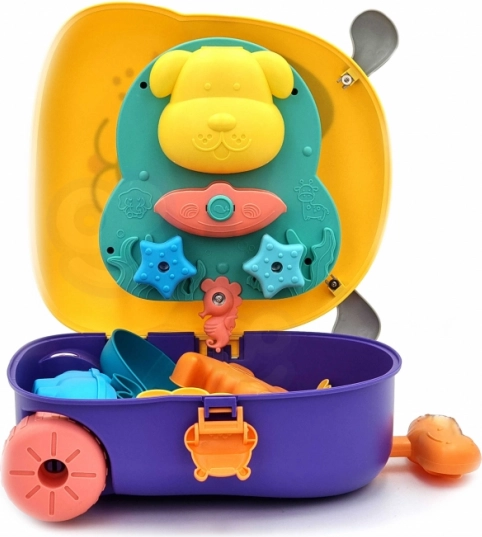 WOOPIE 3v1 Sabbiera Acqua Valigetta – Cagnolino