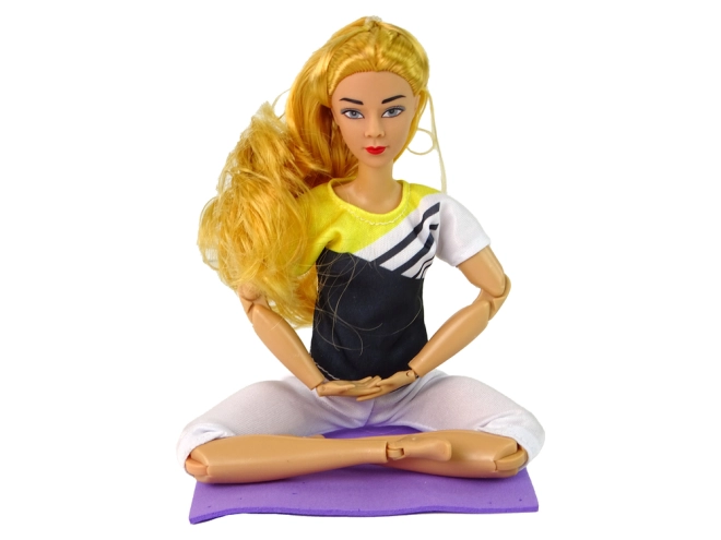 Pose di yoga realistiche
