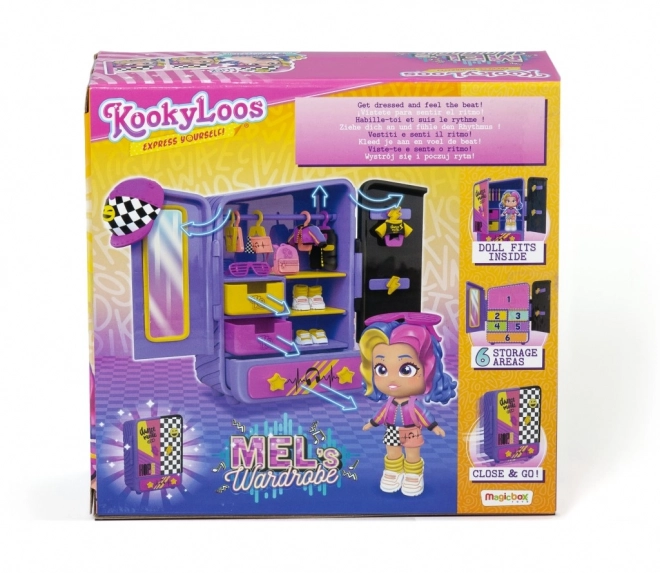Set di gioco KookyLoos Mel - armadio per bambole