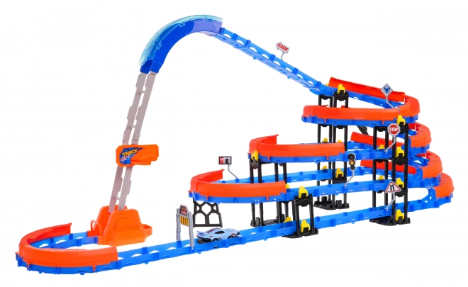 Pista Auto per Bambini con Scala e LED