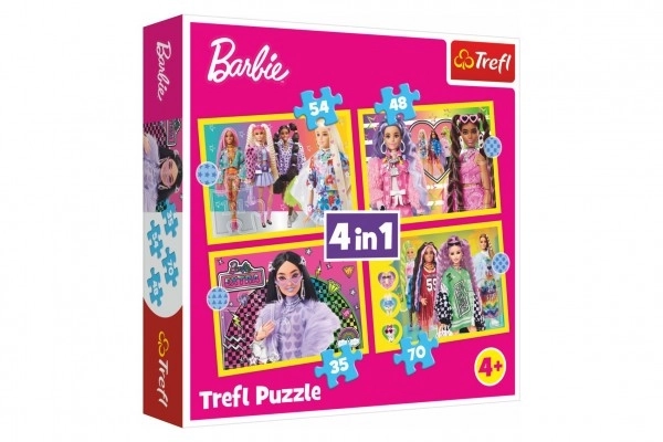 Puzzle 4-in-1 Il Mondo Allegro di Barbie