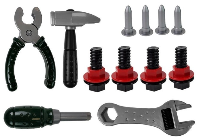 Set completo di attrezzi per un gioco creativo