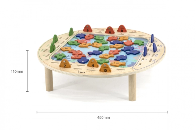 Gioco di Pesca in Legno