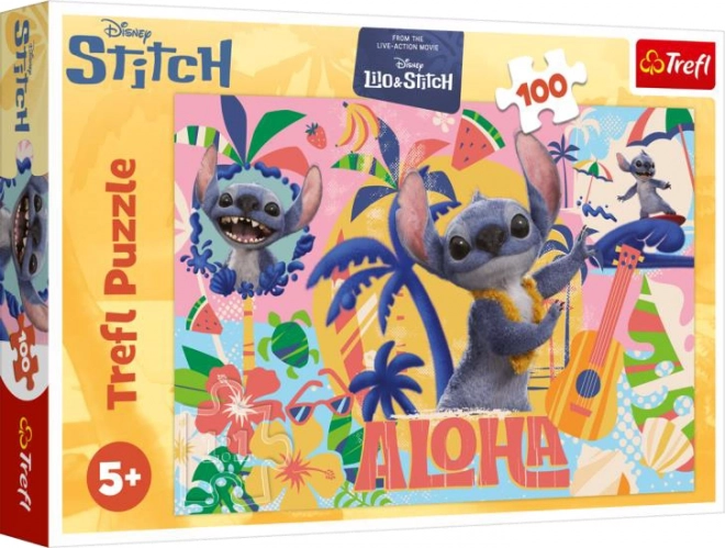 Puzzle Stitch e amici in azione 100 pezzi