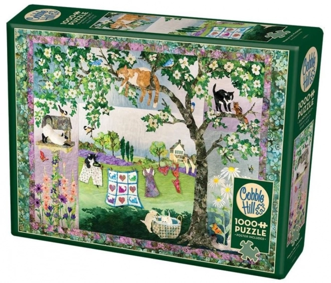 Puzzle Cobble Hill Vita in giardino 1000 pezzi