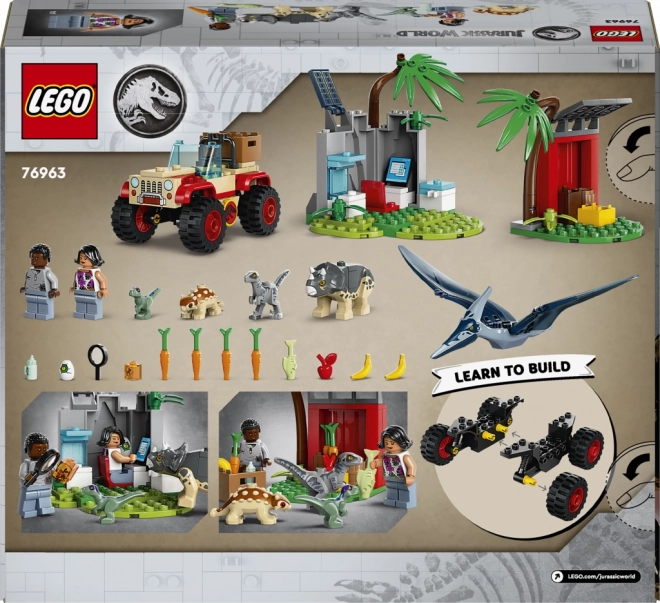 Centro di soccorso per piccoli dinosauri LEGO Jurassic World