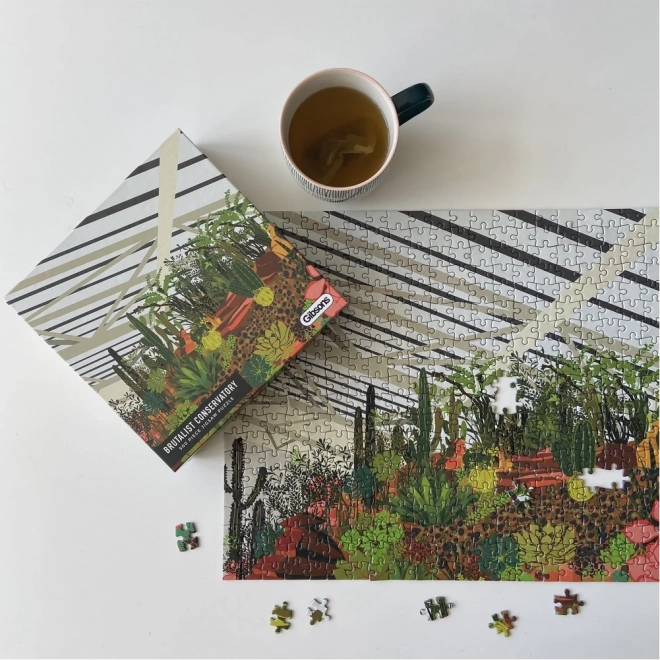 Puzzle giardino d'inverno brutalista Londra 500 pezzi