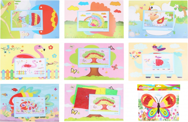Set creativo con pietrine 20 × 26 cm