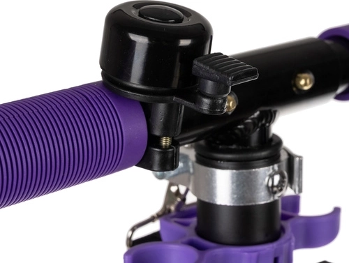 Monopattino pieghevole da città per bambini con grandi ruote (200 mm) – viola