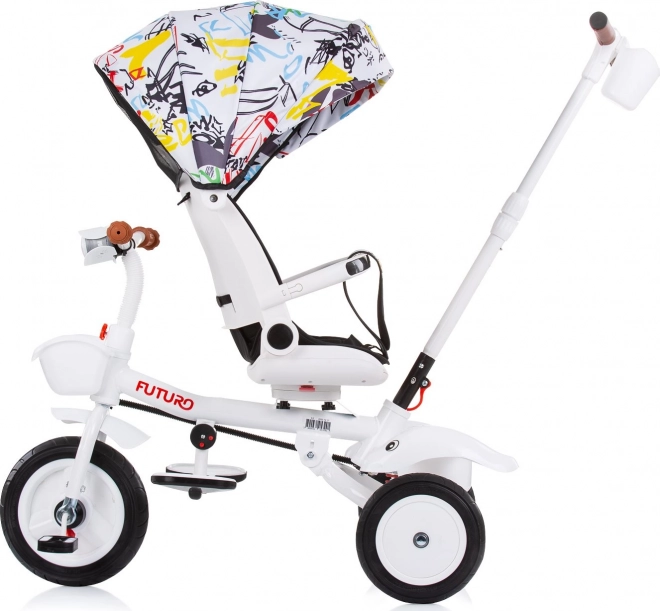 CHIPOLINO Triciclo con Tettuccio Futuro 2 in 1 Graffiti