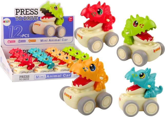 Triceratopo Dinosauro Auto 4 tipi