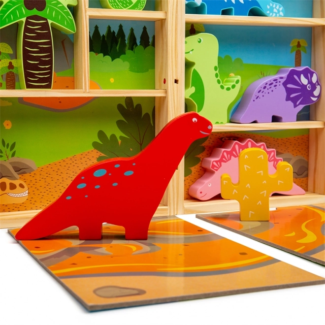 Scatola di gioco Dinosauri Bigjigs Toys