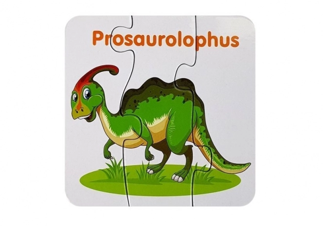 Puzzle educativi dinosauri inglese dieci connessioni