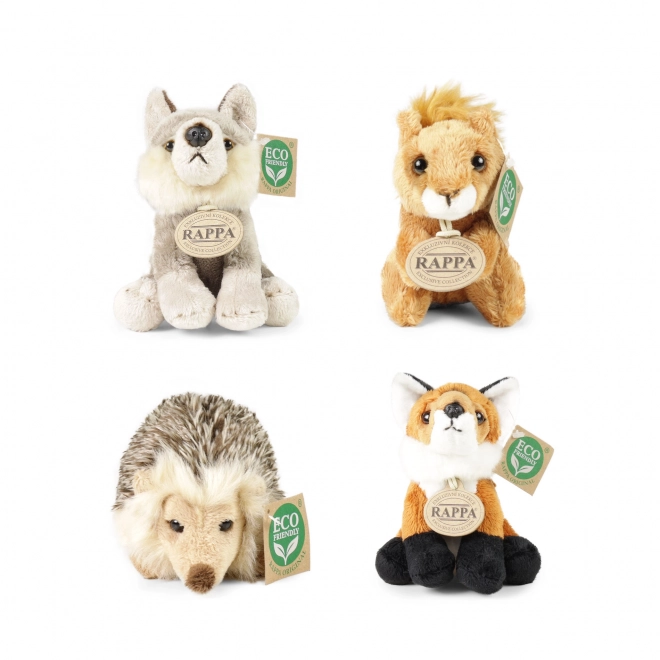 Animali del bosco in peluche amici dell'ambiente