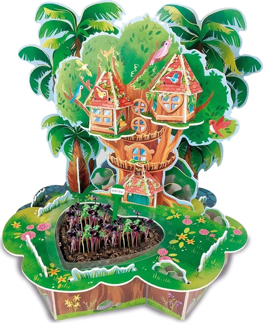2 in 1: costruisci la casa sull’albero e coltiva il tuo giardino
