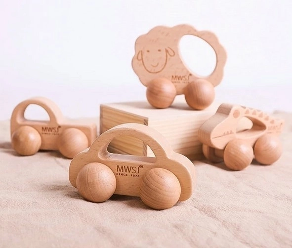 Giocattolo in legno Auto da cattura IWOOD