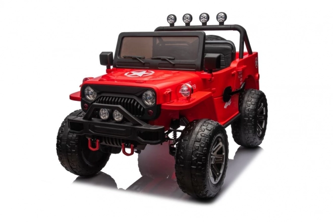 Auto Elettrico 4x4 Rosso per Bambini