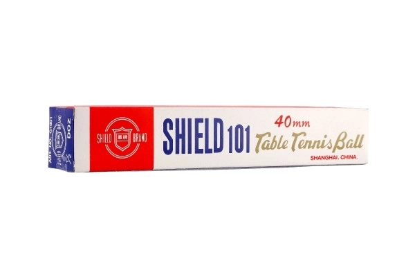 Palline da Ping Pong Shield bianche 6 pezzi