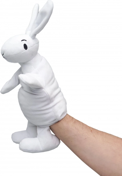 Bob e Bobek burattino di peluche Coniglio Bobek 35 cm