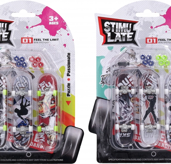 Set Fingerboard 3 Pezzi 9,5 cm