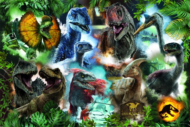 Puzzle 300 pezzi Dinosauri preferiti Jurassic World