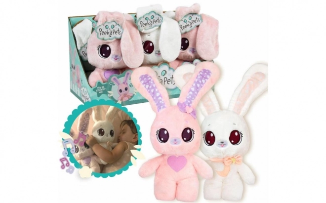 Coniglietto di peluche Peek-a-Pets Bunny