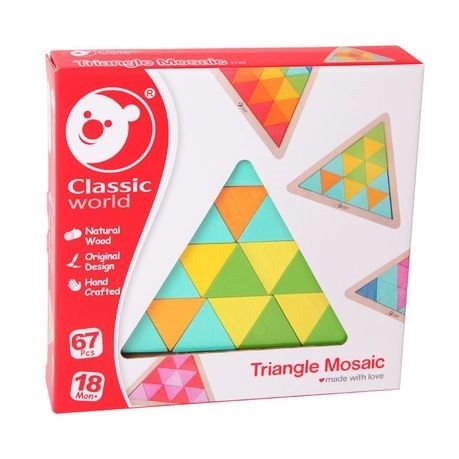 Mosaico di legno triangolo CLASSIC WORLD