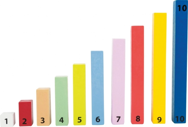 Klocki in legno per imparare a contare