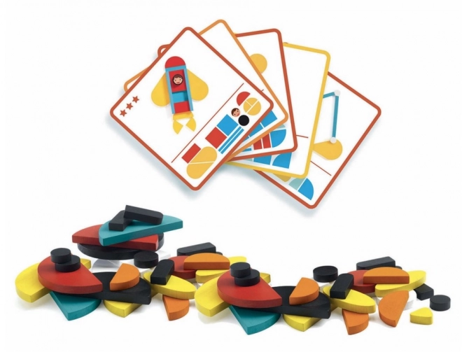 DJECO Puzzle magnetico Trasporti
