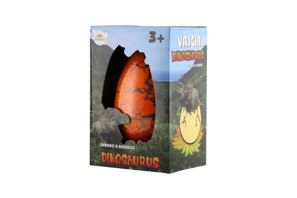 Dinosauro da schiudere e crescere in plastica