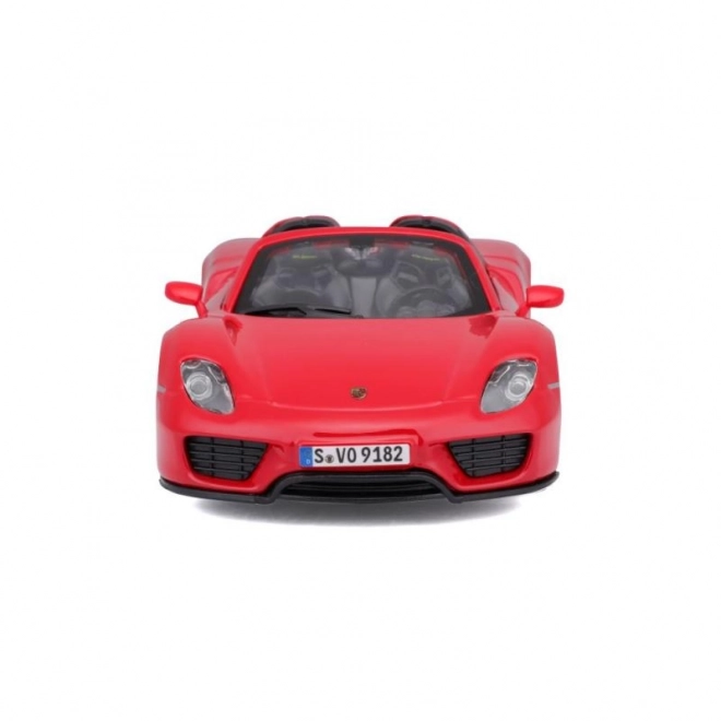 Modellino Porsche 918 Spyder Rosso in scala 1:24 di Bburago