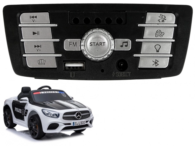 Pannello musicale per auto Mercedes SL500 Polizia