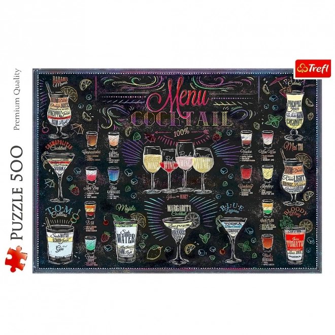 Puzzle Menu Cocktail 500 pezzi