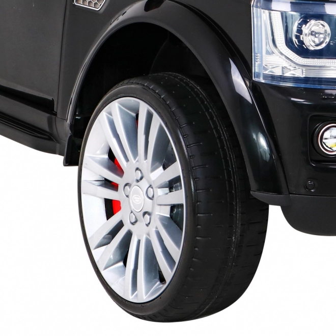 Land Rover Discovery Auto elettrico per bambini nero + telecomando + ruote EVA + avvio lento + radio MP3